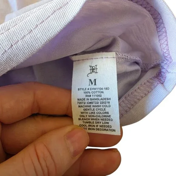 Ed Hardy Brave Hearts Eagle Tattoo Crop Top Y2K Purple Women’s M - Picture 8 of 13